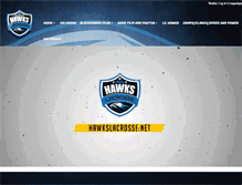 Tablet Screenshot of hawkslacrosse.net